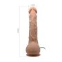 Sztuczny penis realistyczne dildo wibracje 24 cm - 11