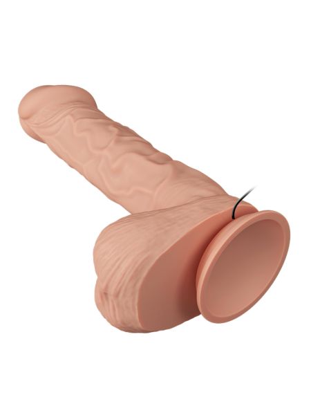 Dildo wibrujące sztuczny penis duże na pilota 26cm - 15