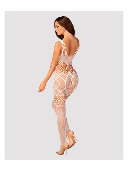 Bodystocking koronka otwarty krok XL/XXL - 4