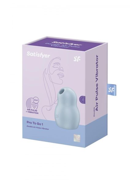 Powietrzny stymulator Satisfyer Pro To Go 1 błękit