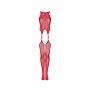 Koronkowe bodystocking erotyczny czerwone  XL/XXL - 9