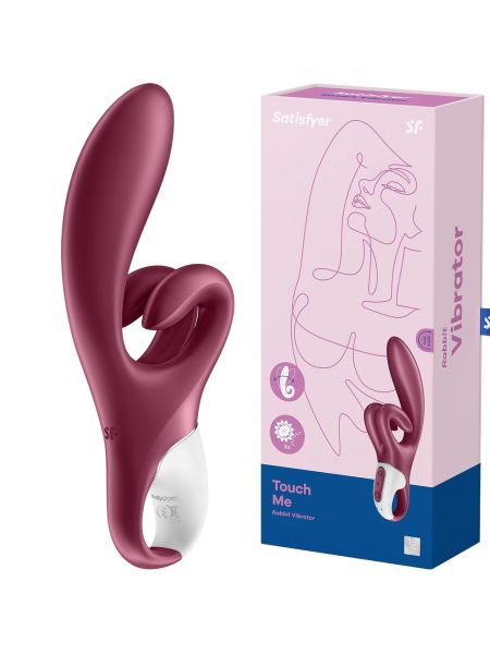 Wibrator króliczek Satisfyer Touch Me bordowy