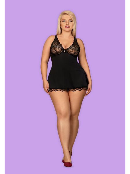 Babydoll koszulka nocna i stringi XL/XXL - 8