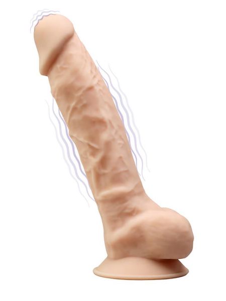 Naturalny wibrator penis realistyczny 20cm 10tryb - 2