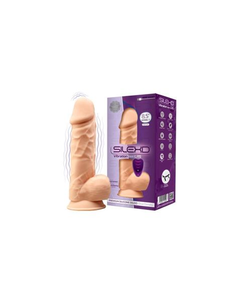 Naturalny wibrator realistyczny penis 10 tryb 21cm - 3