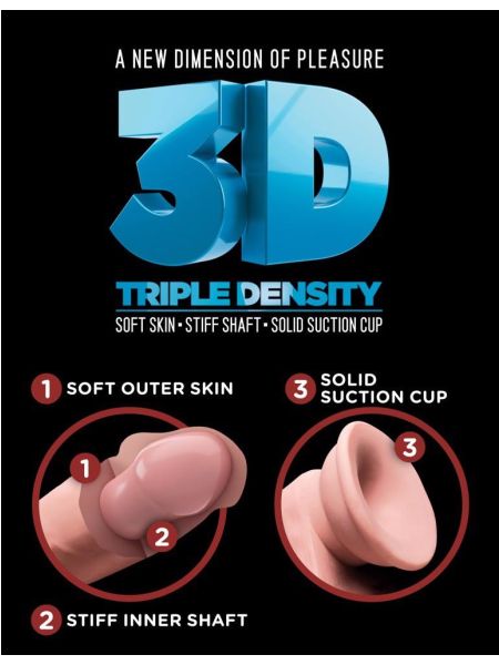 Realistyczne dildo naturalne penis z przyssawką 15 - 7