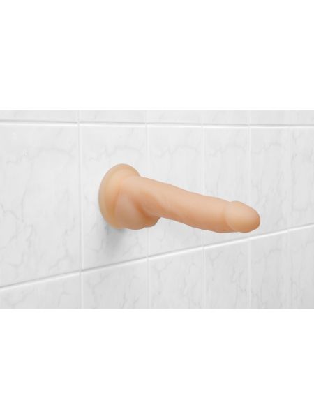 Dildo realistyczny sex penis + mini wibrator 20cm - 7