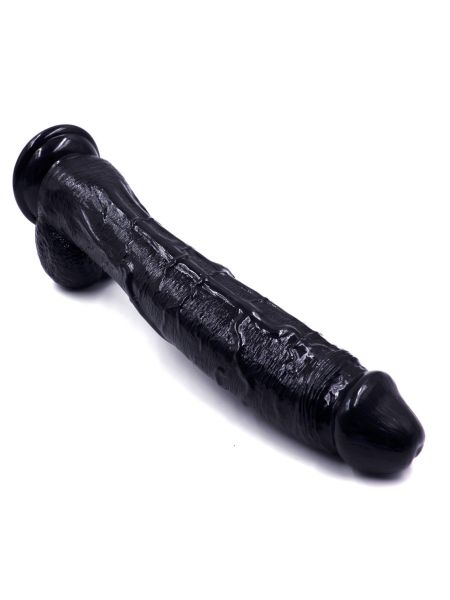 Duże dildo naturalny penis jądra przyssawka 31cm - 3