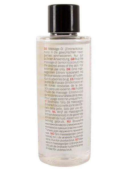 Masaż erotyczny olejek cytrynowo-kokosowy 100ml - 3