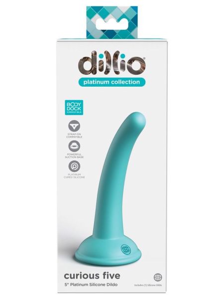 Dildo z przyssawką zakrzywione analne małe 14cm - 8