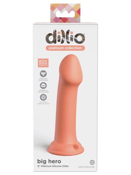 Sztuczny penis dildo do strapon przyssawka 17cm - 8