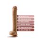 Realistyczne dildo penis duży wielki mega sex 35cm - 6