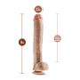 Realistyczne dildo penis duży wielki mega sex 35cm - 6