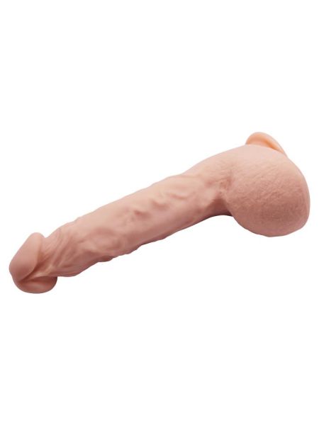 Elastyczne realistyczna skóra dildo 24 cm żylaste - 7