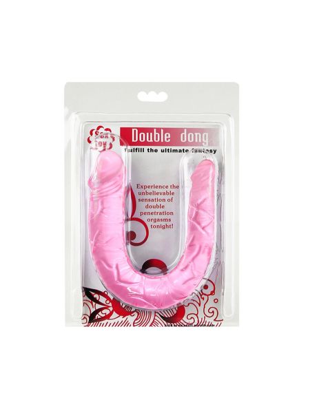 Dildo podwójne do lesbijskiego sexu dwie końcówki 29,8 cm - 6