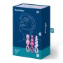 Zestaw 3 kolorowych korków analnych Satisfyer plugs - 2