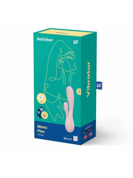 Wibrator króliczek aplikacja Satisfyer Mono Flex - 4