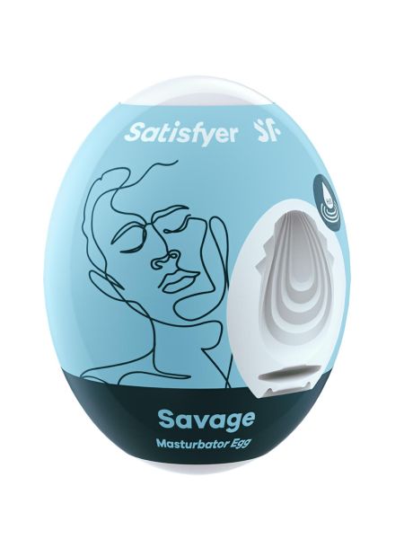 Masturbator żelowe jajeczko Satisfyer Savage sex