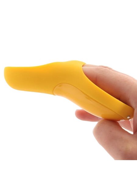 Wibrator masażer na palec Satisfyer Teaser Finger żółty - 2