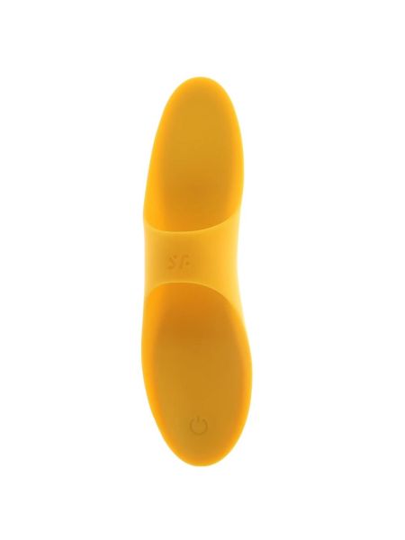 Wibrator masażer na palec Satisfyer Teaser Finger żółty - 4