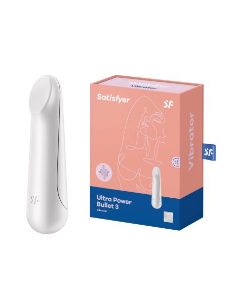 Wibrator masażer Satisfyer Ultra Power Bullet 3 biały