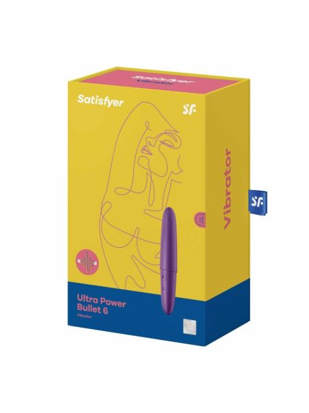 Mini mały wibrator Satisfyer Ultra Power Bullet 6 fioletowy