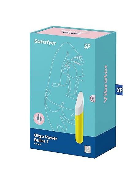 Mini wibrator mały Satisfyer Ultra Power Bullet 7 żółty