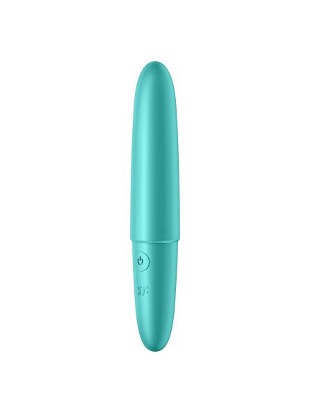 Mini mały wibrator Satisfyer Ultra Power Bullet 6 turkusowy - 2