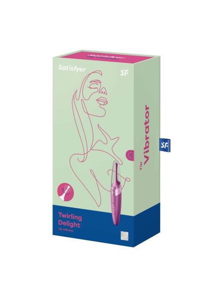 Masażer łechtaczki Satisfyer Twirling 12 trybów fioletowy