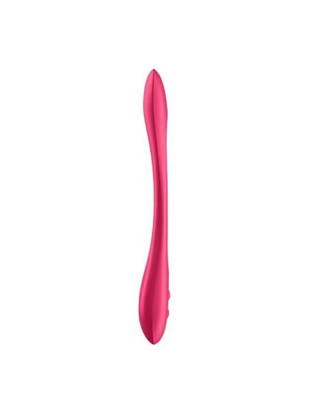 Wibrator podwójny Satisfyer Elastic Joy 10 trybów 23cm czerwony - 8