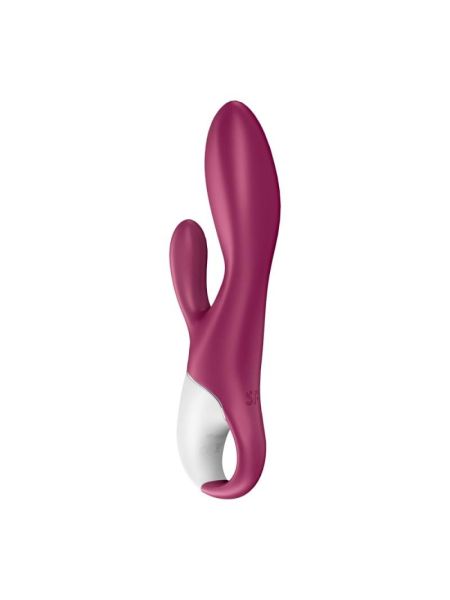 Wibrator króliczek ciepły Satisfyer Heated Affair bordowy - 6