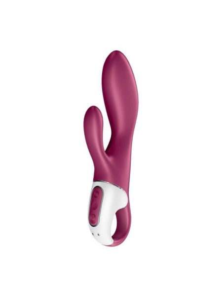 Wibrator króliczek ciepły Satisfyer Heated Affair bordowy - 8