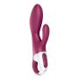 Wibrator króliczek ciepły Satisfyer Heated Affair bordowy - 5