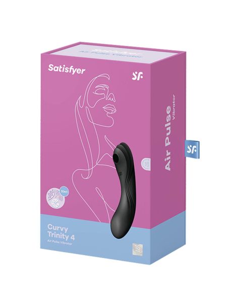 Wibrator masażer ssący Satisfyer Curvy Trinity 4