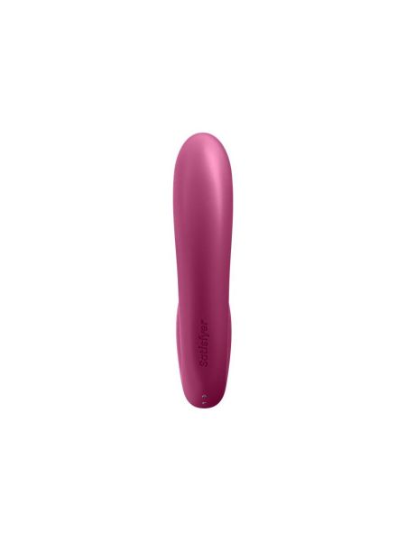 Masażer łechtaczki punktu G apka Satisfyer Sunray bordowy - 3