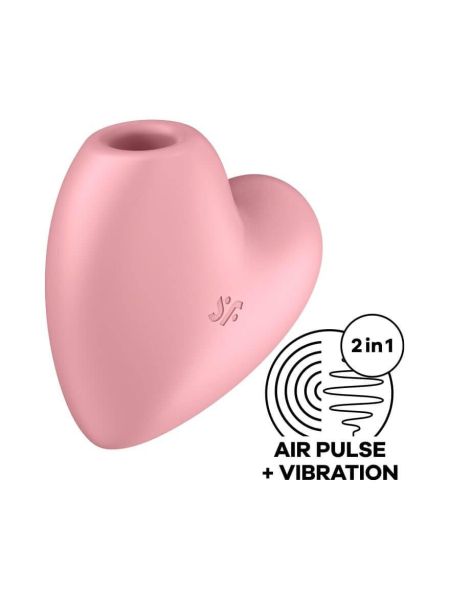 Satisfyer Cutie Heart masażer bezdotykowy wibracje - 7