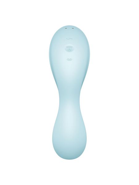 Satisfyer Curvy Trinity wibrator masażer 3w1 apka