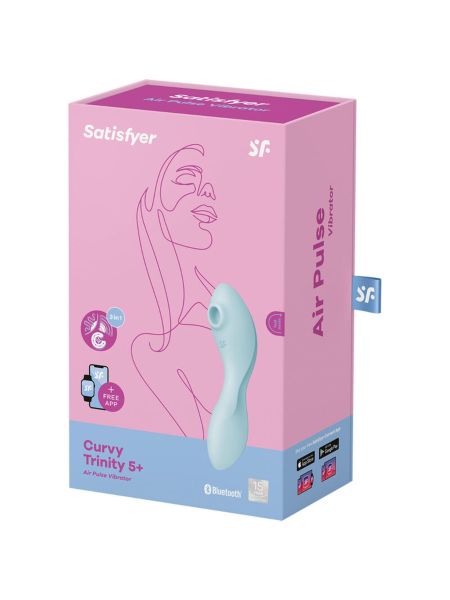 Satisfyer Curvy Trinity wibrator masażer 3w1 apka - 4