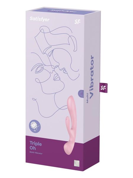 Wibrator króliczek masaż łechtaczki  satisfyer róż - 8