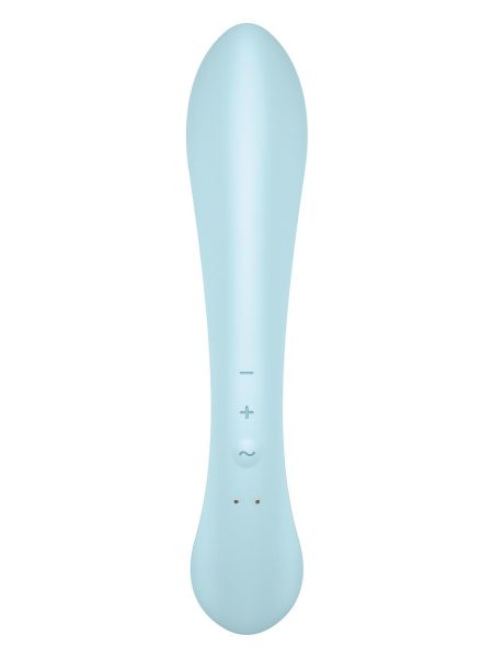 Króliczek wibrator masaż łechtaczki satisfyer blue - 4