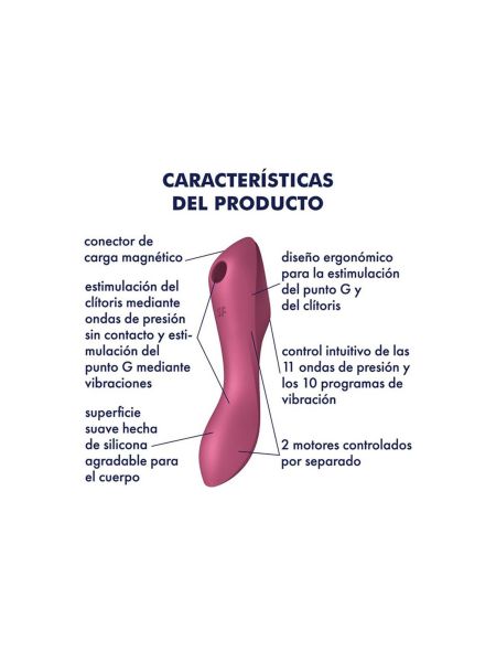 Satisfyer Curvy Trinity 3 stymulator wibrator 3w1 - 3