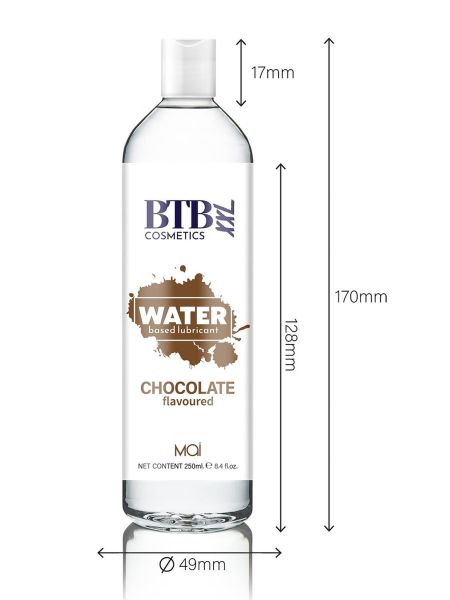 Czekoladowy lubrykant jadalny żel poślizgowy 250ml - 4