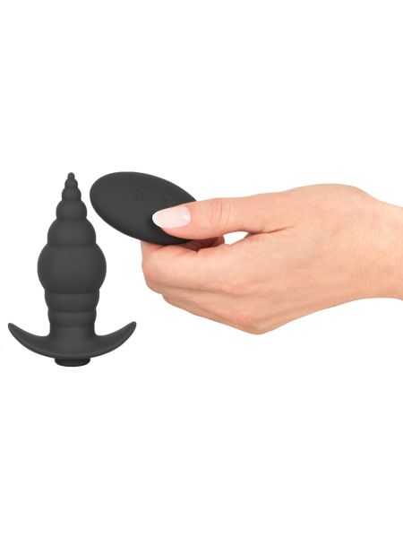 Stożkowany stopniowany korek analny buttplug 9cm - 6