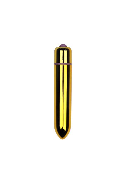 wibrator zabawka orgazm mały spiczasta końcówka złoty