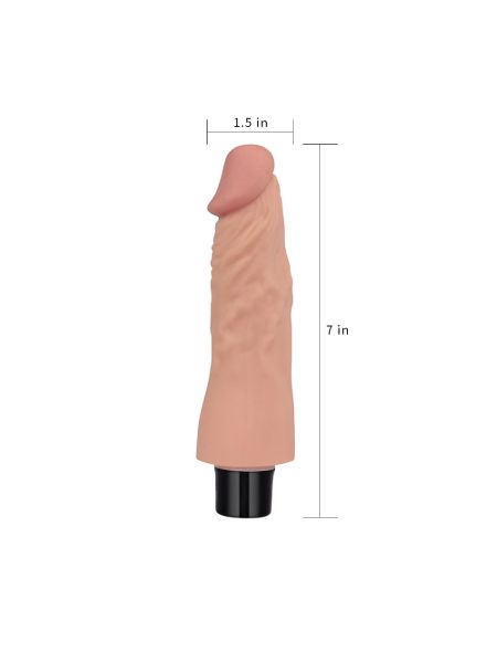 Realistyczne miękkie sztuczne dildo 10 prędkości - 7