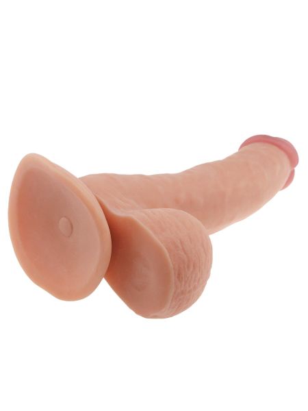 Cieliste dildo realistyczny wygląd penisa 20 cm - 4