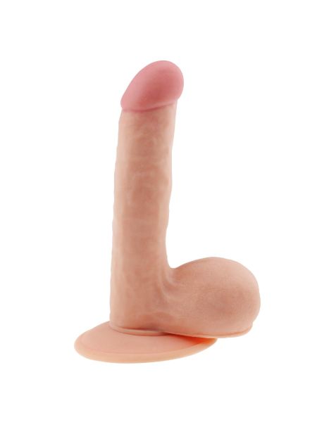 Żylaste dildo realistyczne z przyssawką 18 cm - 2