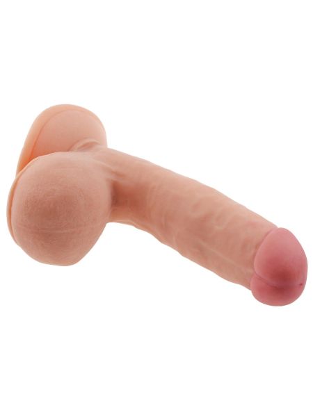 Żylaste dildo realistyczne z przyssawką 18 cm - 4