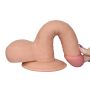 Żylaste dildo realistyczne z przyssawką 18 cm - 6