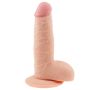 Dildo grube żylaste z przyssawką i jadrami 18 cm - 4